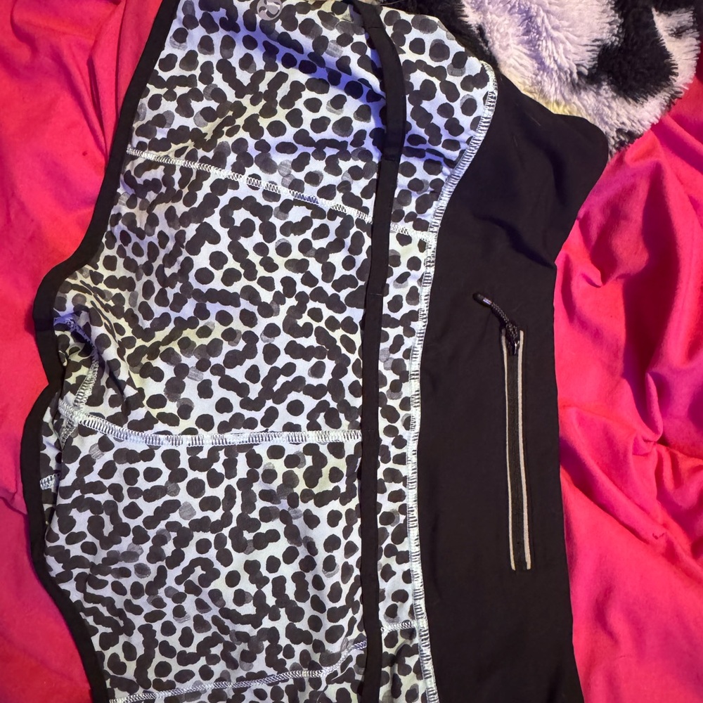lululemon athletica Black and White Patterned Vest